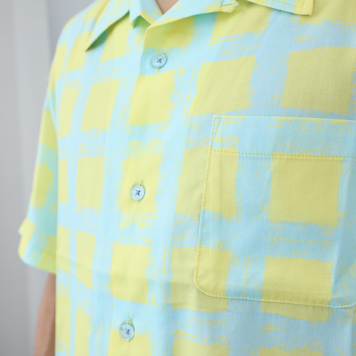 美品GRAMICCIグラミチCHECKERD RAYON SHIRT Checkered Rayon Shirt – Gramicci