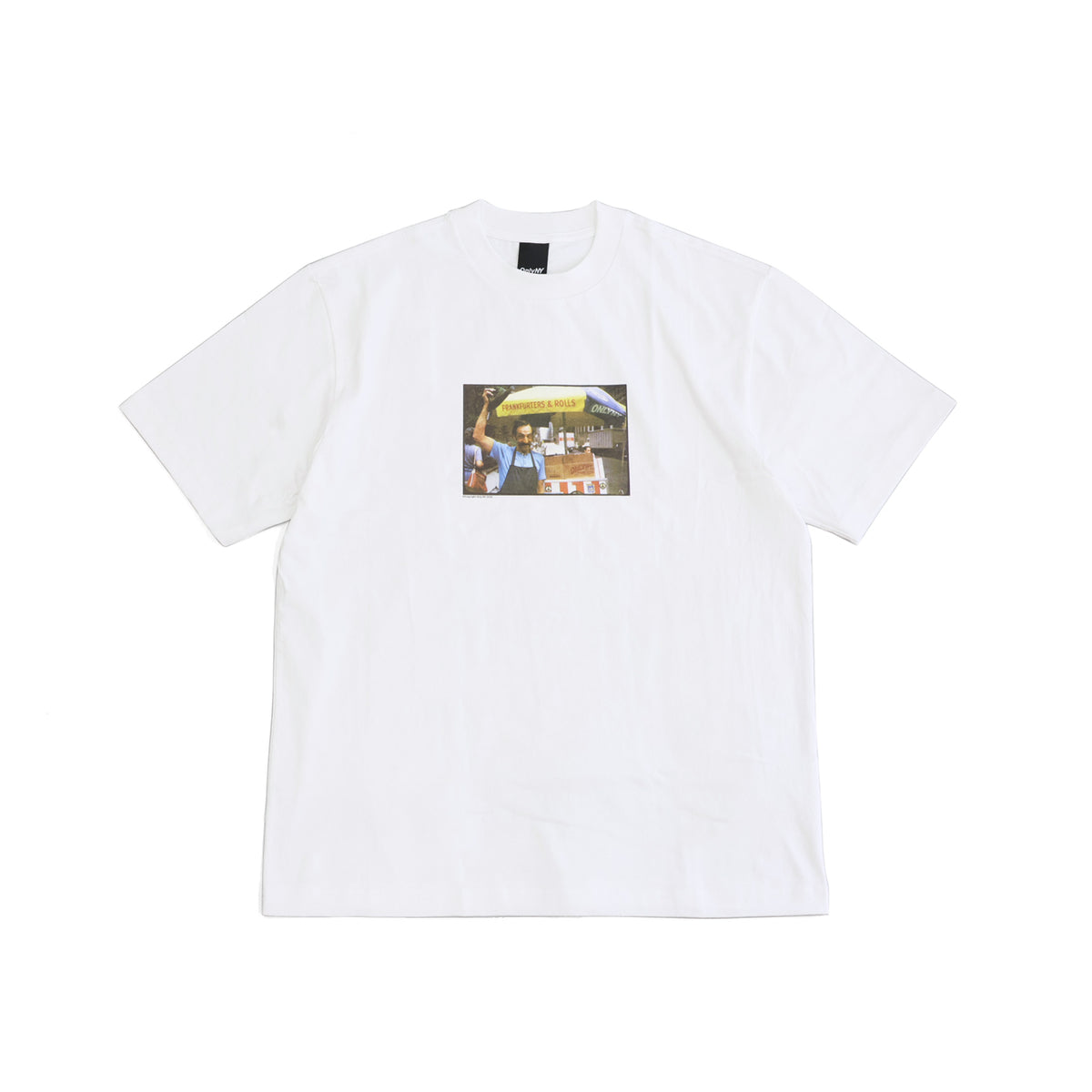 Only NY<br>Hotdog Stand Photograph T-Shirt（white）